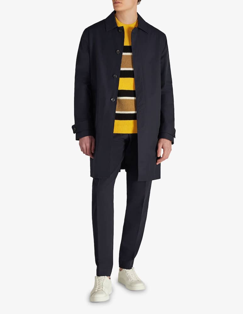 Slowear Montedoro Carcoat regular fit in cotone e tessuto tecnico idrorepellente - immagine 4 Slowear Montedoro Carcoat regular fit in cotone e tessuto tecnico idrorepellente - immagine 4
