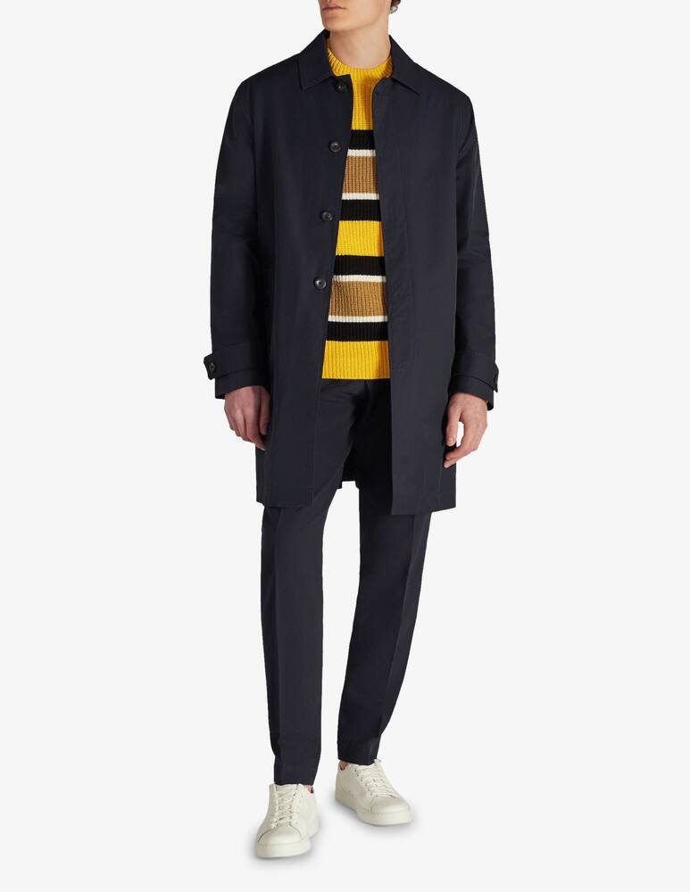 rinascente Slowear Montedoro Regular-fit carcoat in cotton and water-repellent technical fabric