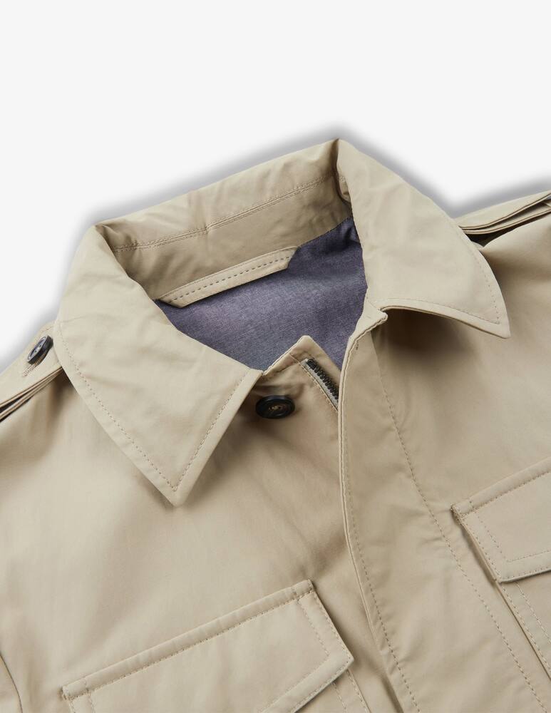rinascente Slowear Montedoro Franchigia regular fit in cotone e tessuto tecnico idrorepellente