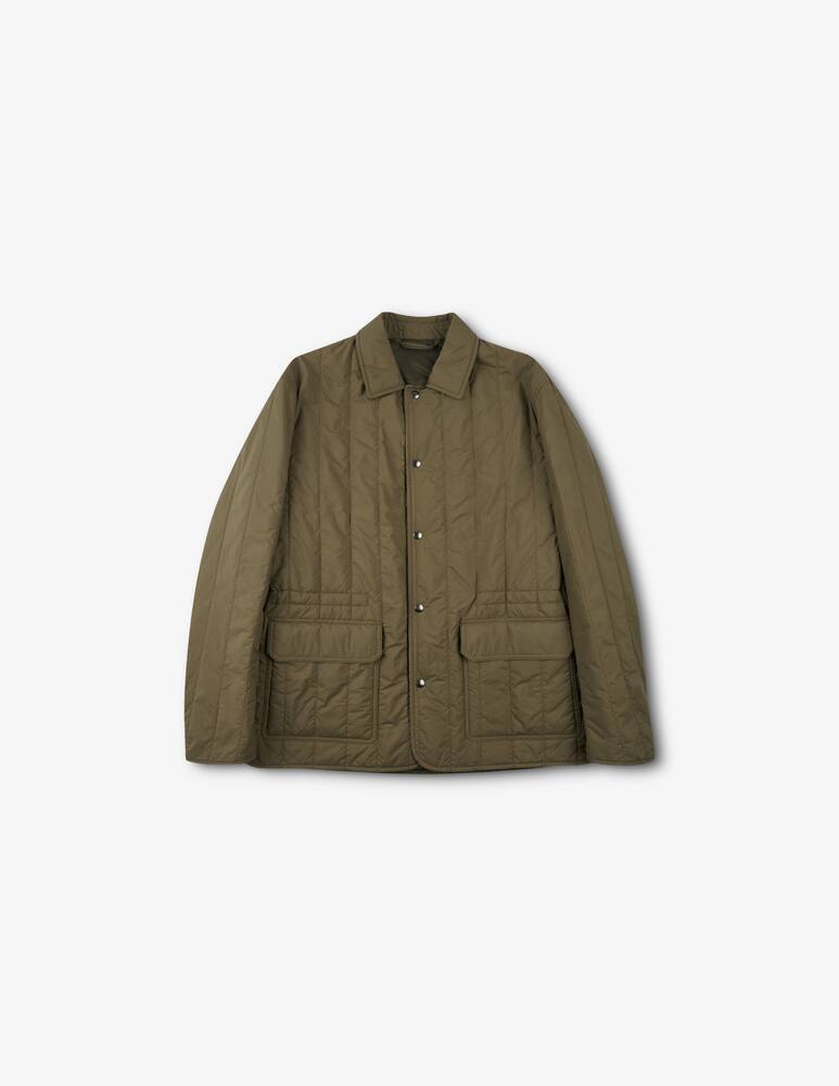 Slowear Montedoro Regular-fit padded shirt in water-repellent technical fabric - picture 5 Slowear Montedoro Regular-fit padded shirt in water-repellent technical fabric - picture 5