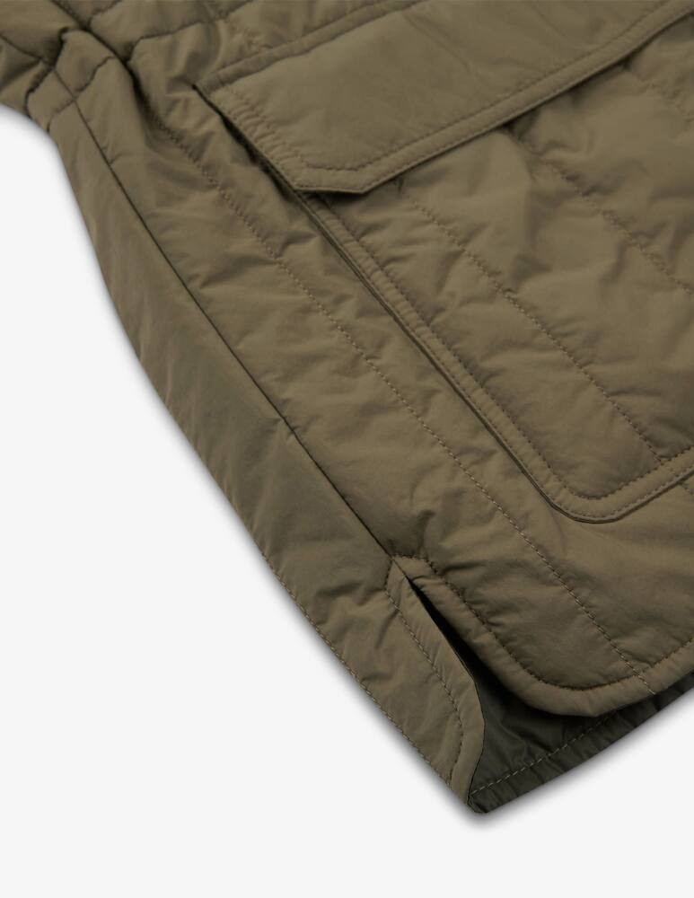 Slowear Montedoro Regular-fit padded shirt in water-repellent technical fabric - picture 7 Slowear Montedoro Regular-fit padded shirt in water-repellent technical fabric - picture 7