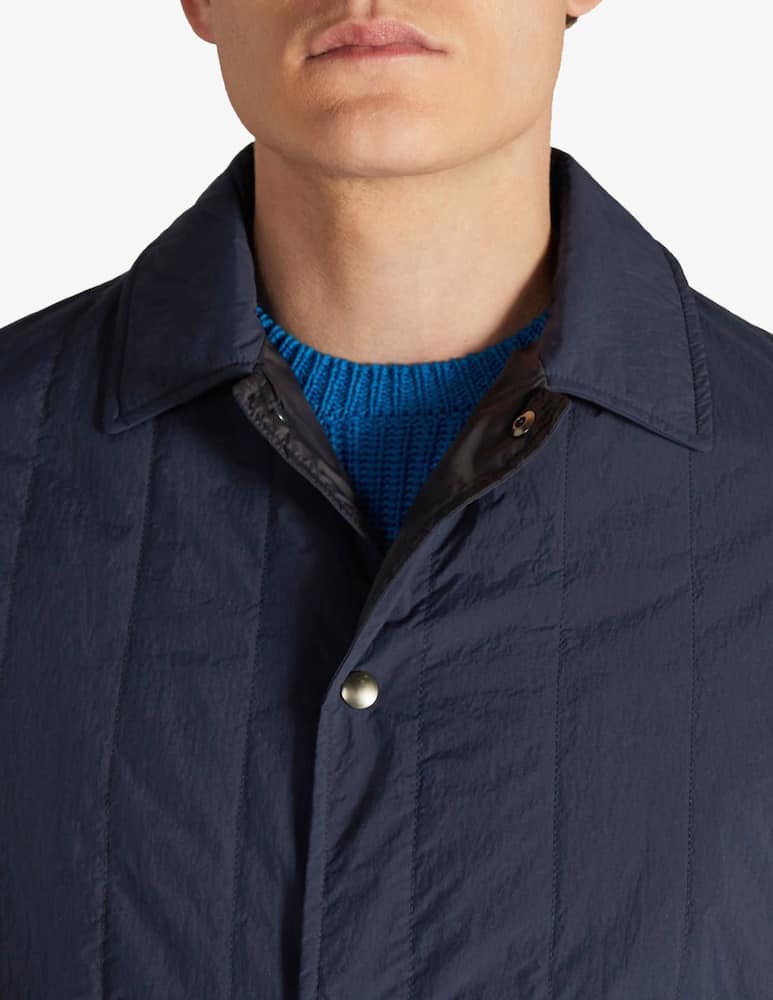 Slowear Montedoro Camicia imbottita regular fit in tessuto tecnico idrorepellente - immagine 3 Slowear Montedoro Camicia imbottita regular fit in tessuto tecnico idrorepellente - immagine 3