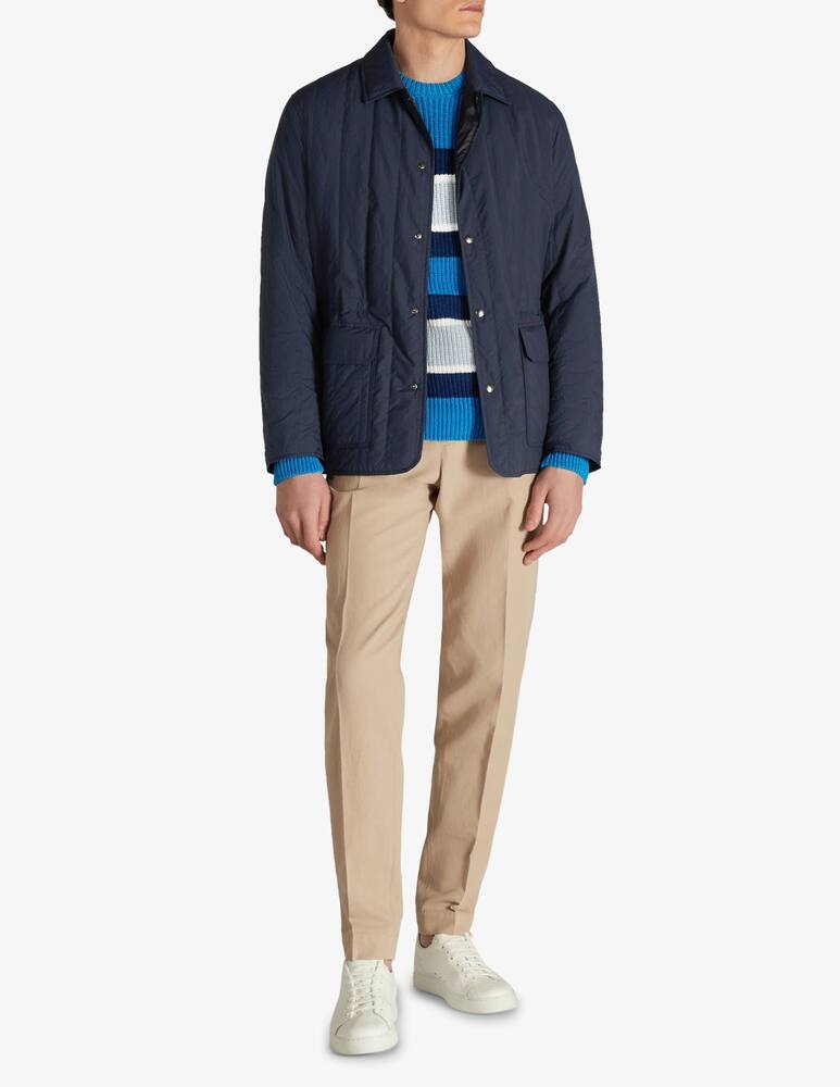 rinascente Slowear Montedoro Camicia imbottita regular fit in tessuto tecnico idrorepellente