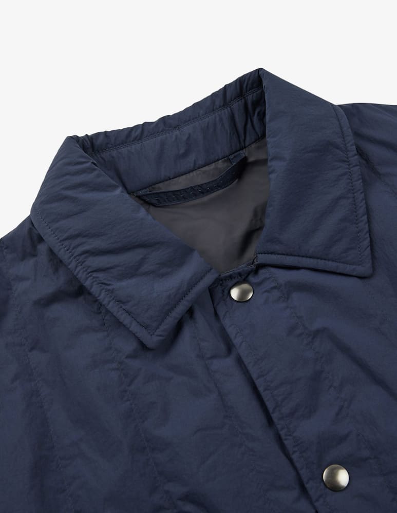 Slowear Montedoro Camicia imbottita regular fit in tessuto tecnico idrorepellente - immagine 6 Slowear Montedoro Camicia imbottita regular fit in tessuto tecnico idrorepellente - immagine 6