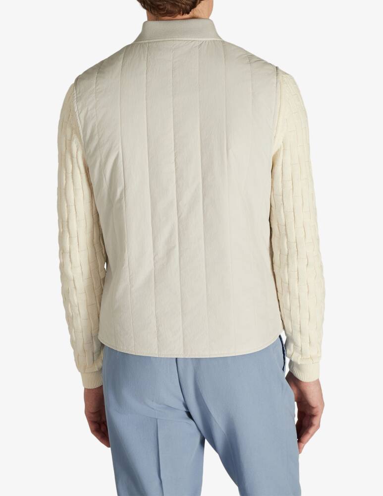 rinascente Slowear Montedoro Gilet imbottito regular fit in tessuto tecnico idrorepellente