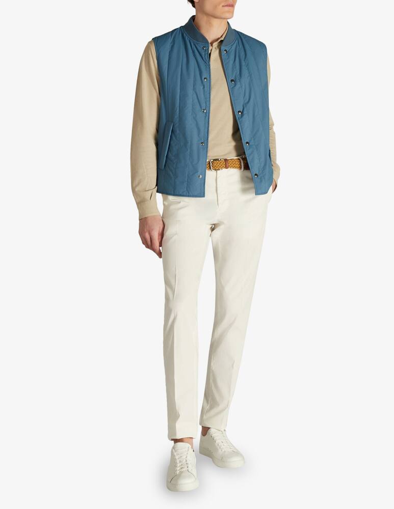 rinascente Slowear Montedoro Gilet imbottito regular fit in tessuto tecnico idrorepellente