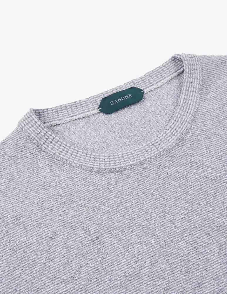 rinascente Slowear Zanone Slim-fit crew neck sweater in certified cotton bouclé