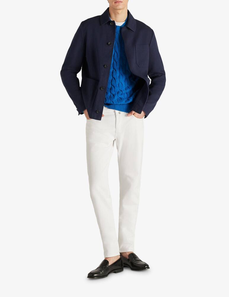 rinascente Slowear ZANONE - Slim-fit certified cotton crewneck