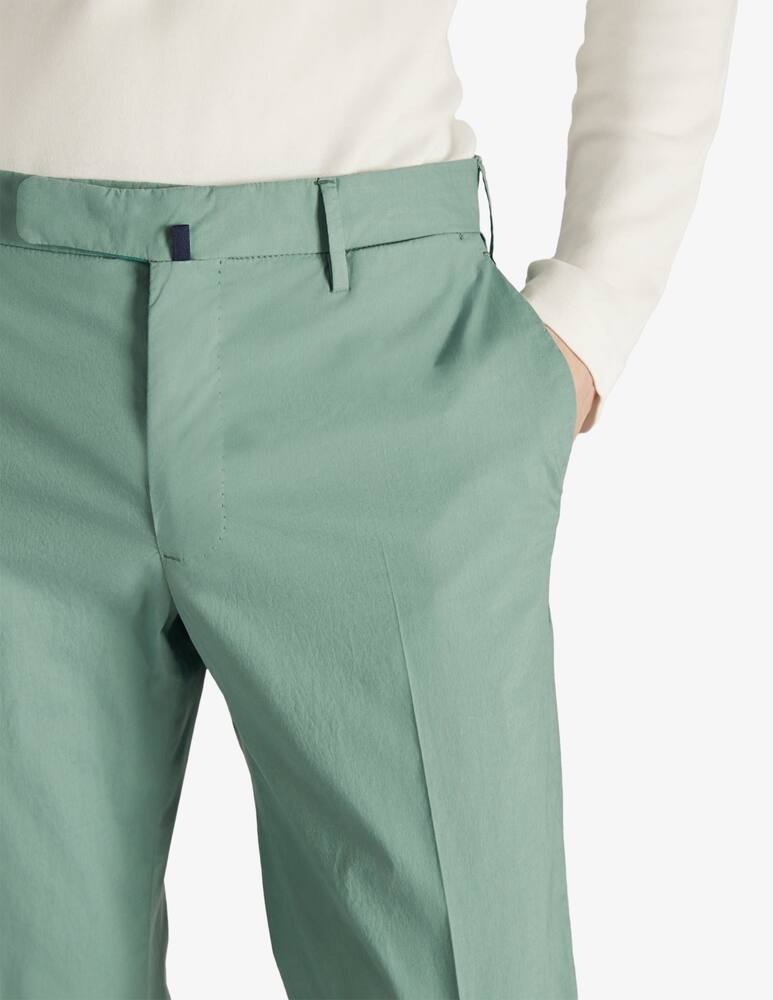 rinascente Slowear Incotex Slim-fit certified summer poplin trousers