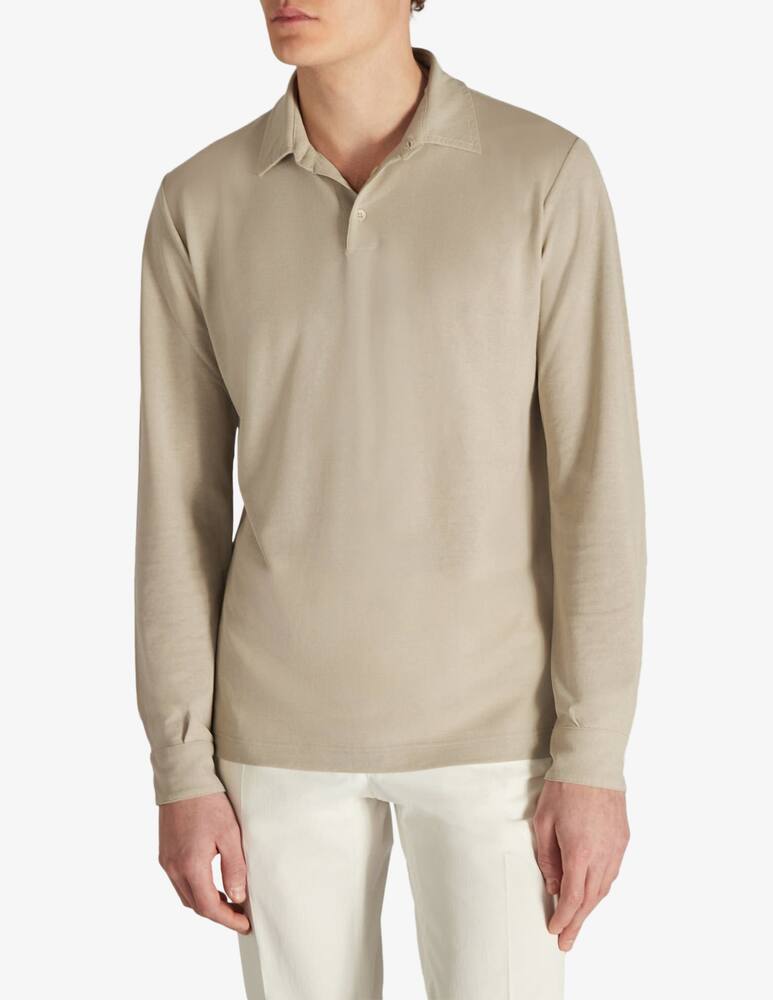 rinascente Slowear Slim-fit organic IceCotton polo shirt