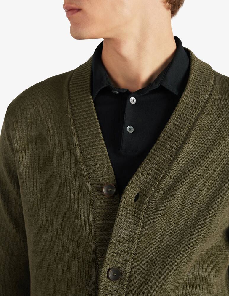 Slowear ZANONE - Slim-fit cardigan in certified crêpe cotton - picture 3 Slowear ZANONE - Slim-fit cardigan in certified crêpe cotton - picture 3