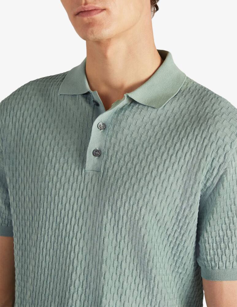 rinascente Slowear Zanone Slim-fit polo shirt in certified cotton crêpe