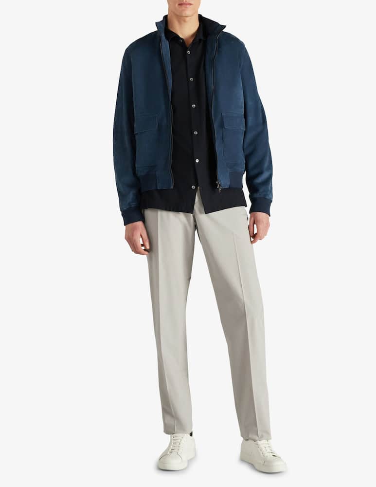 Slowear INCOTEX - Straight-fit trousers in certified tekno poplin - picture 4 Slowear INCOTEX - Straight-fit trousers in certified tekno poplin - picture 4