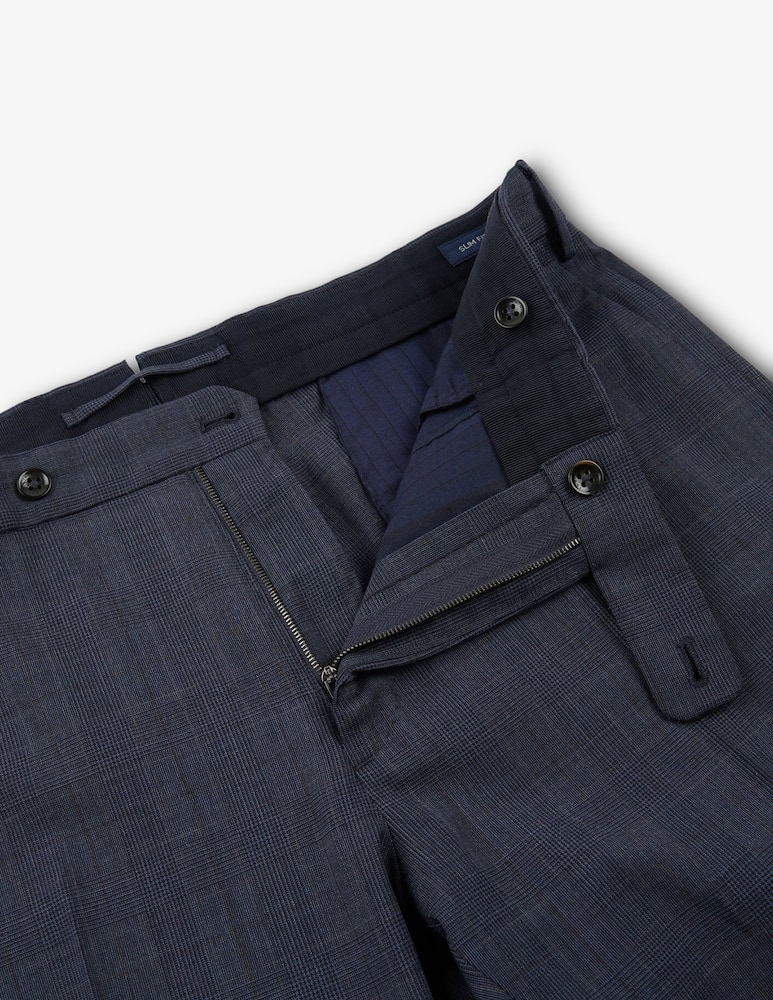 rinascente Slowear Incotex Pantalone slim fit in lana comfort mulesing free