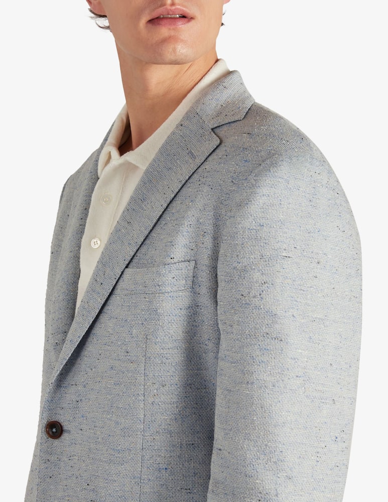 Slowear Montedoro Giacca regular fit in cotone e lino - immagine 3 Slowear Montedoro Giacca regular fit in cotone e lino - immagine 3
