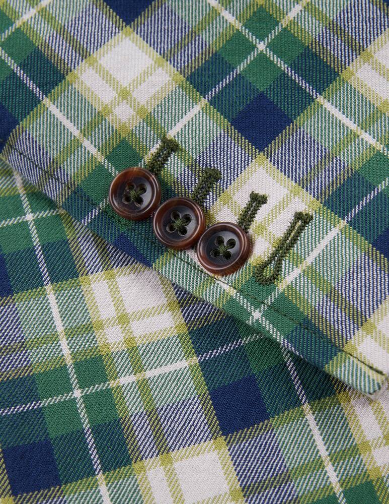 rinascente Slowear Montedoro Giacca slim fit in cotone organico con fantasia Madras