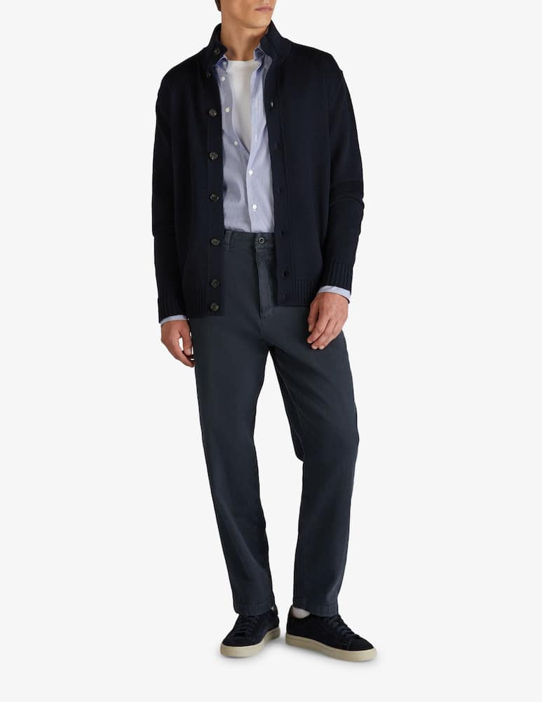 Slowear ZANONE - Slim-fit merino wool Bomber cardigan - picture 2 Slowear ZANONE - Slim-fit merino wool Bomber cardigan - picture 2