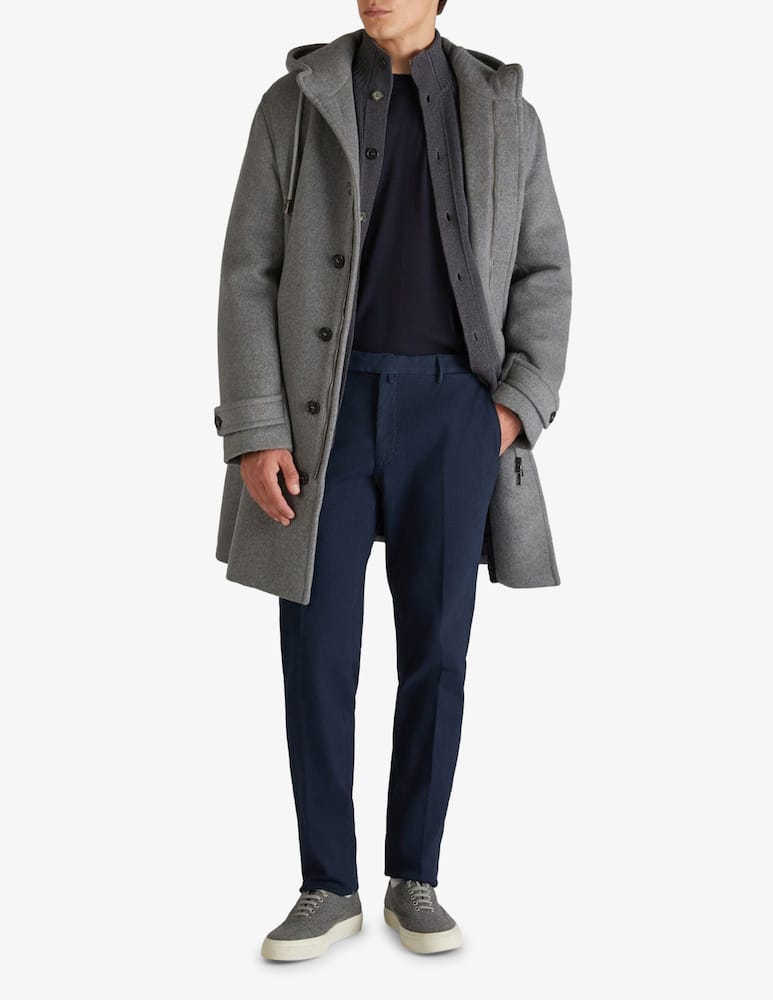 rinascente Slowear Cardigan bomber slim fit in lana merino Zanone