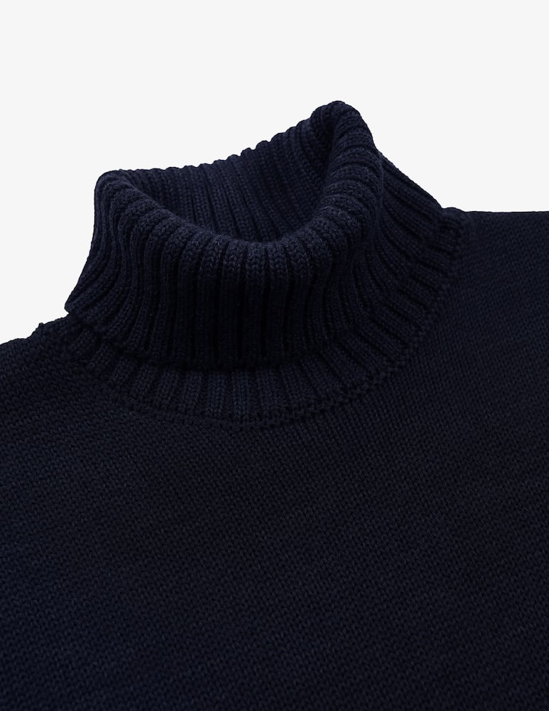 Slowear ZANONE - Slim-fit merino wool turtleneck sweater - picture 2 Slowear ZANONE - Slim-fit merino wool turtleneck sweater - picture 2