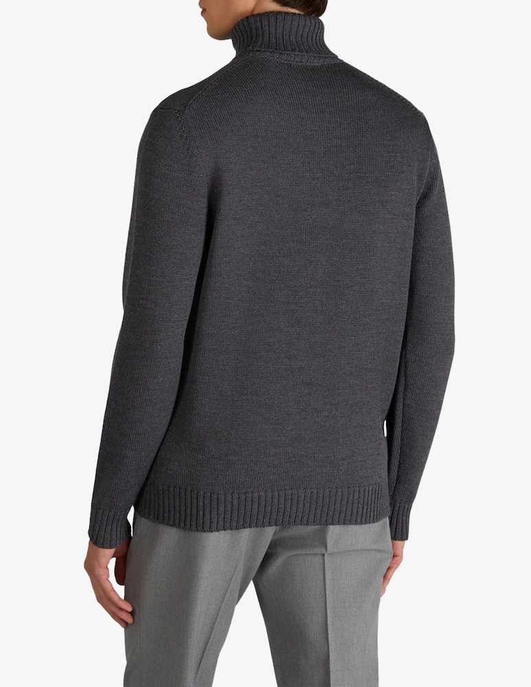 rinascente Slowear Maglione dolcevita slim fit in lana merino Zanone