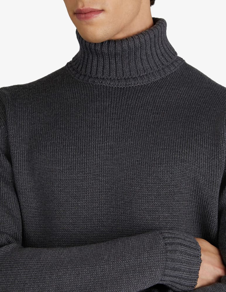 rinascente Slowear Maglione dolcevita slim fit in lana merino Zanone