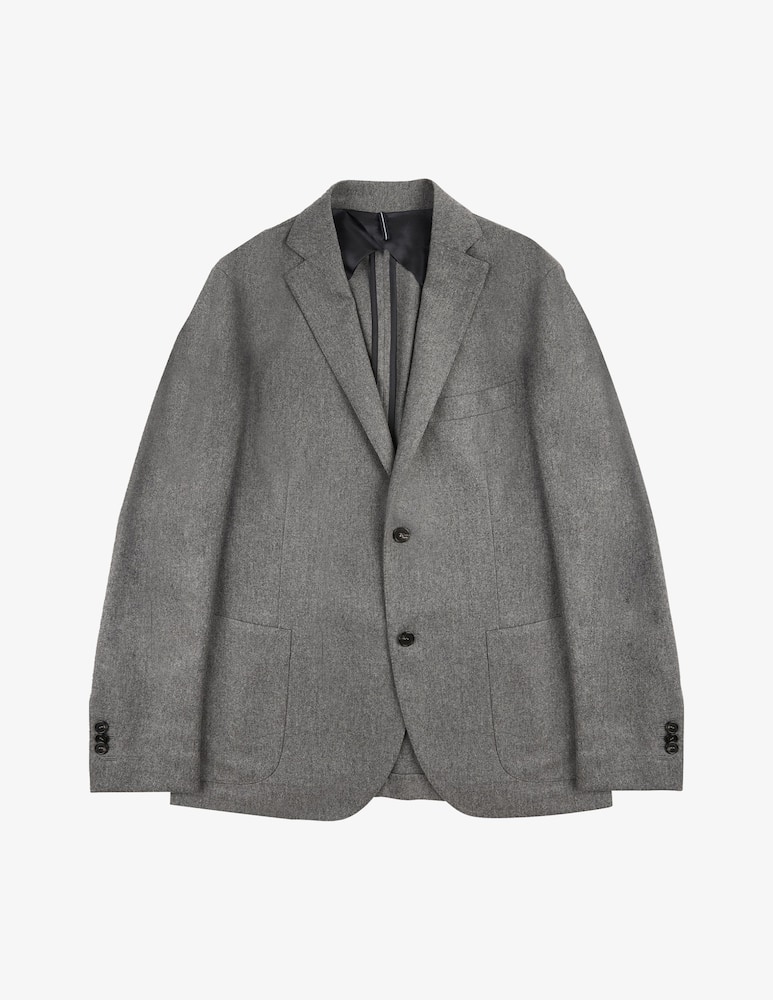 rinascente Slowear Incotex Slim fit wool and cashmere flannel jacket