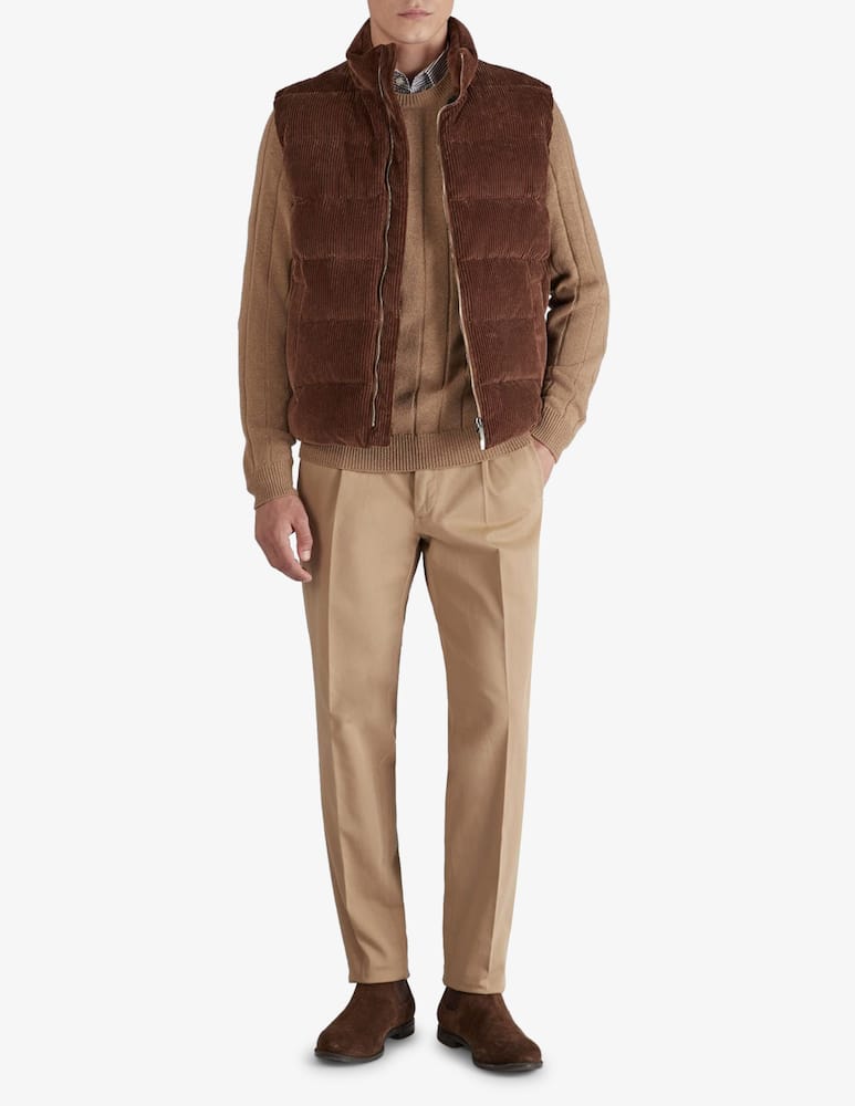 rinascente Slowear Pantaloni in cotone dalla vestibilità affusolata Incotex