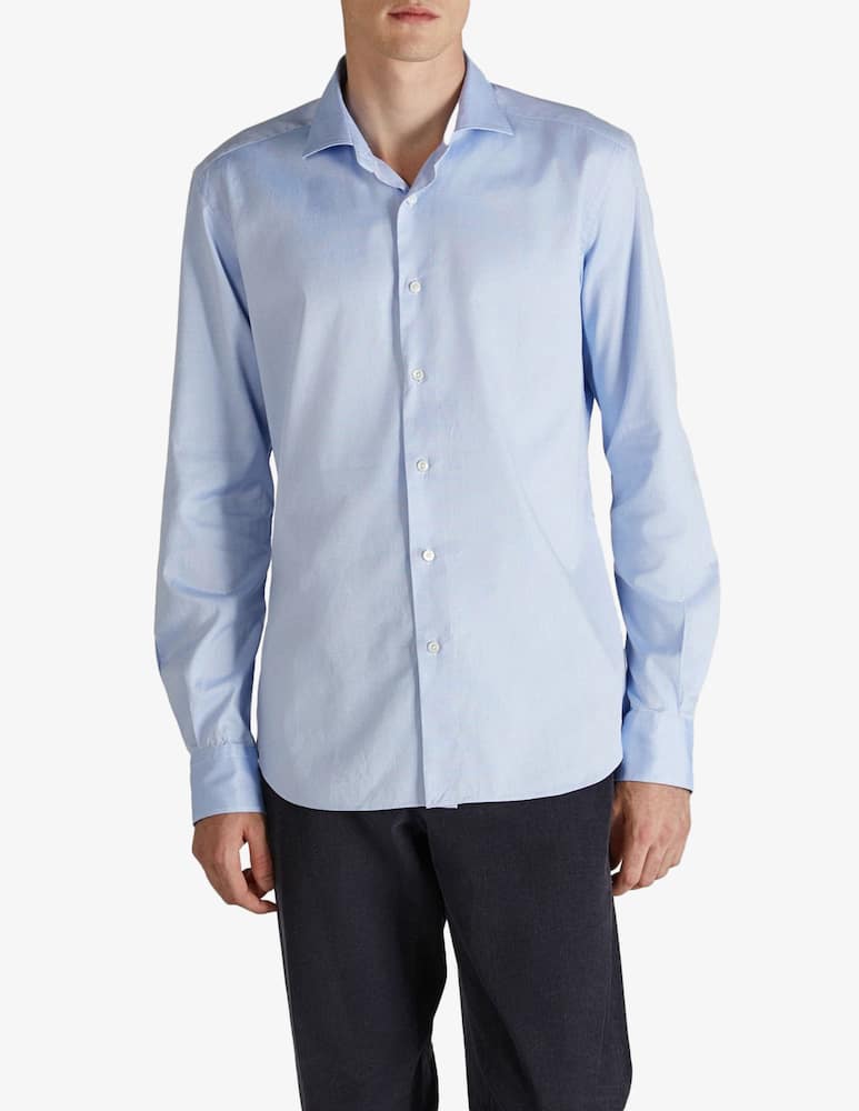 Slowear Camicia slim fit in cotone Oxford Glanshirt - immagine 1 Slowear Camicia slim fit in cotone Oxford Glanshirt - immagine 1