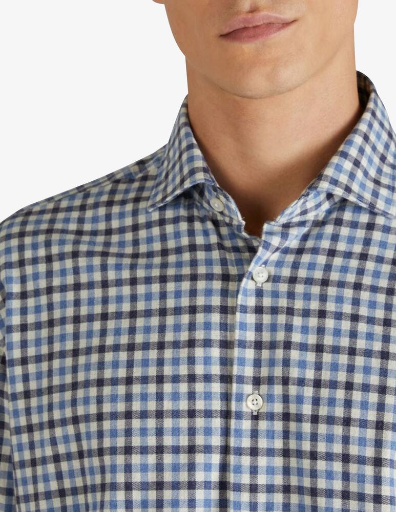 rinascente Slowear Glanshirt Regular-fit flannel shirt