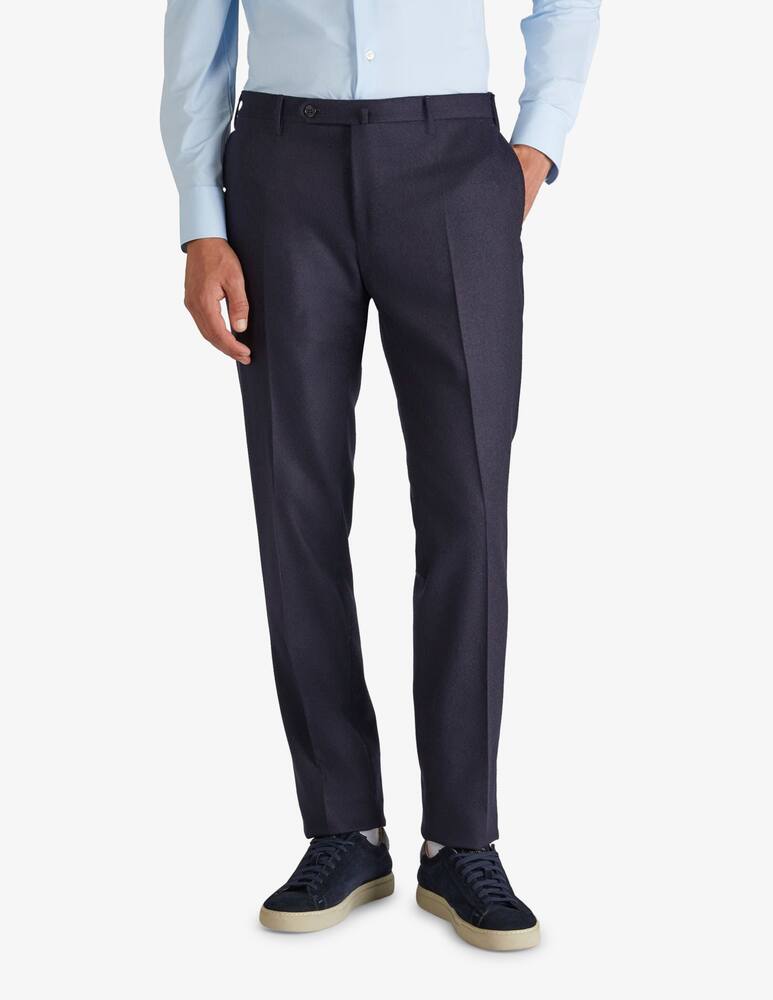 Slowear INCOTEX - Slim-fit wool and cashmere flannel trousers - picture 1