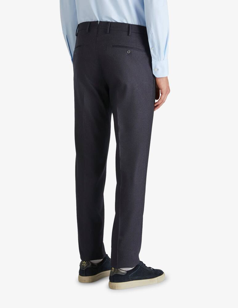 Slowear INCOTEX - Slim-fit wool and cashmere flannel trousers - picture 3