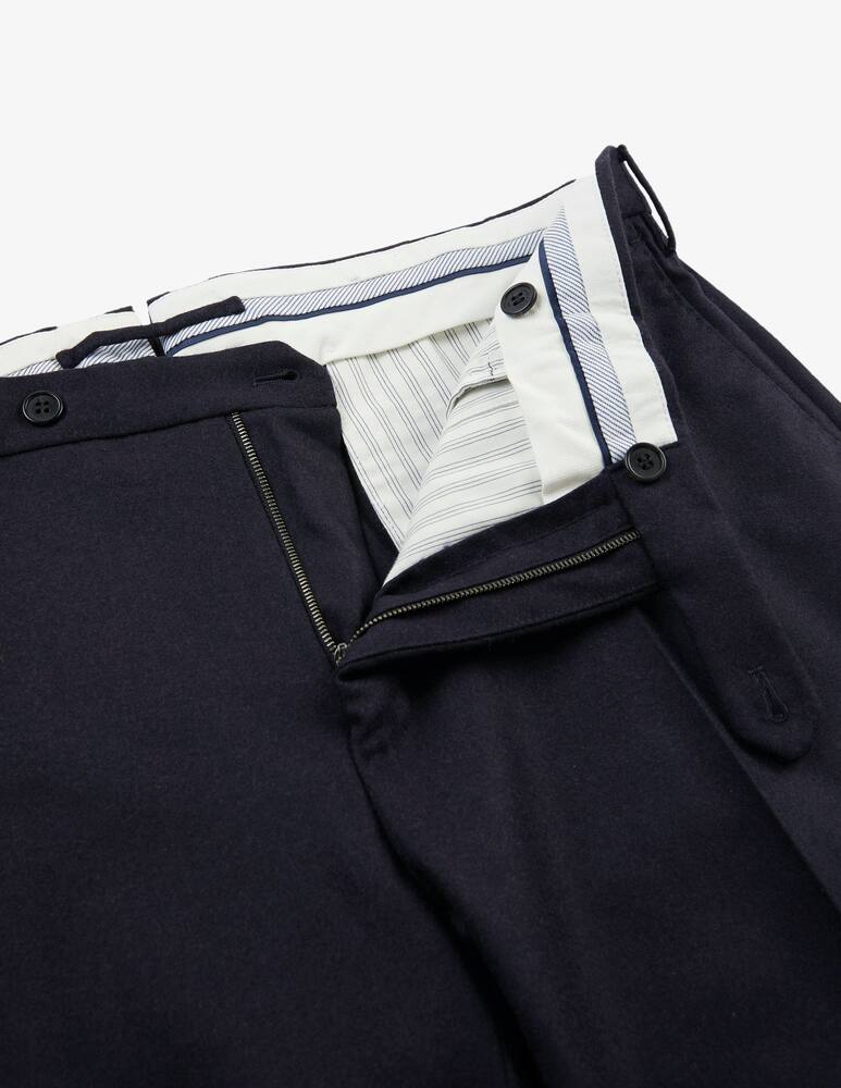 Slowear INCOTEX - Slim-fit wool and cashmere flannel trousers - picture 6