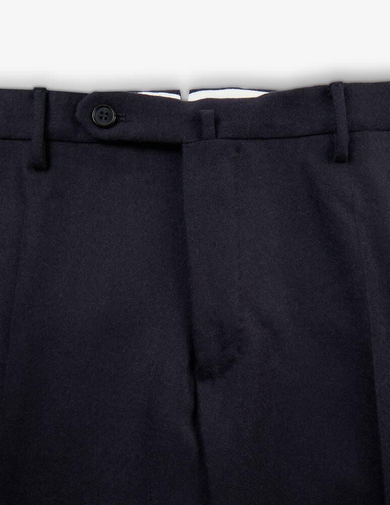 Slowear INCOTEX - Slim-fit wool and cashmere flannel trousers - picture 7