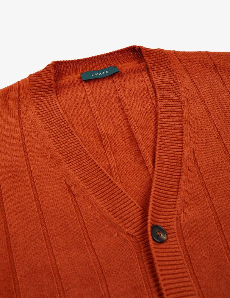 rinascente Slowear Zanone Slim-fit wool and cashmere cardigan