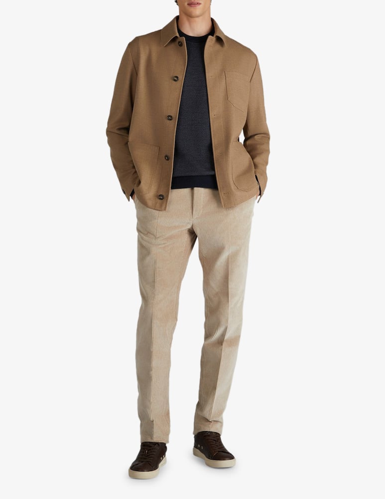 rinascente Slowear Zanone Slim-fit merino wool crew neck sweater