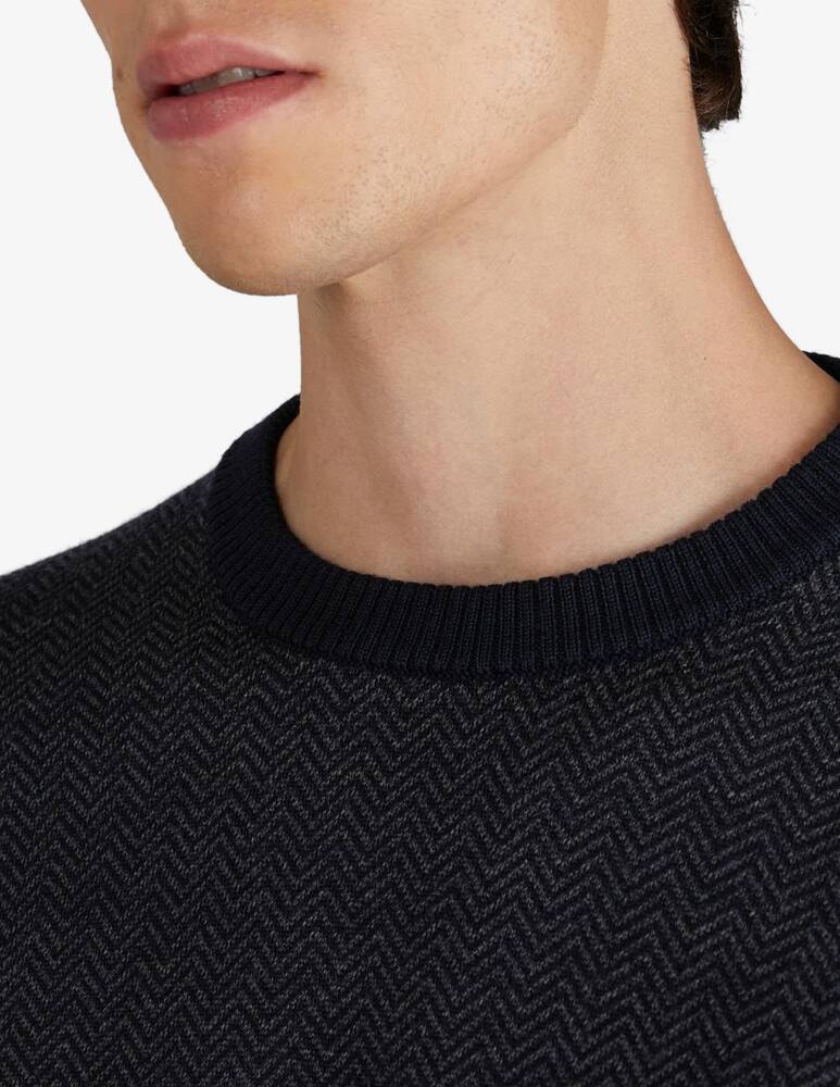 rinascente Slowear Zanone Slim-fit merino wool crew neck sweater