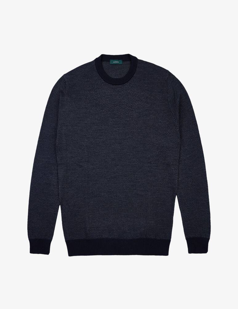 rinascente Slowear Zanone Slim-fit merino wool crew neck sweater