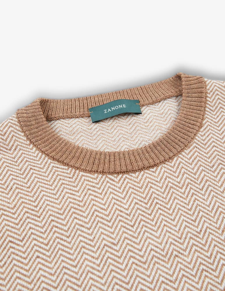 rinascente Slowear Maglia girocollo in lana merino slim fit Zanone