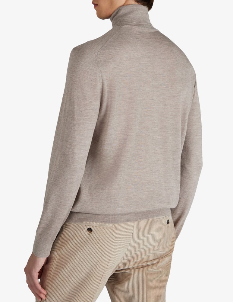 Slowear ZANONE - Slim-fit cashmere and silk turtleneck sweater - picture 3 Slowear ZANONE - Slim-fit cashmere and silk turtleneck sweater - picture 3