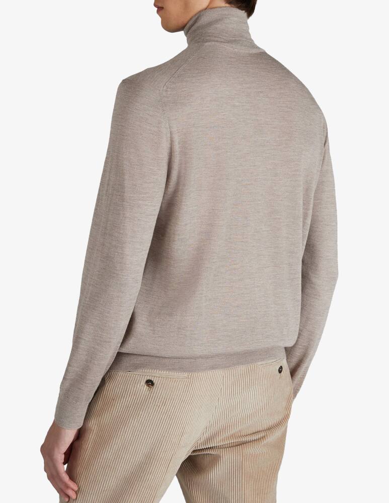 rinascente Slowear Zanone Slim-fit cashmere and silk turtleneck sweater