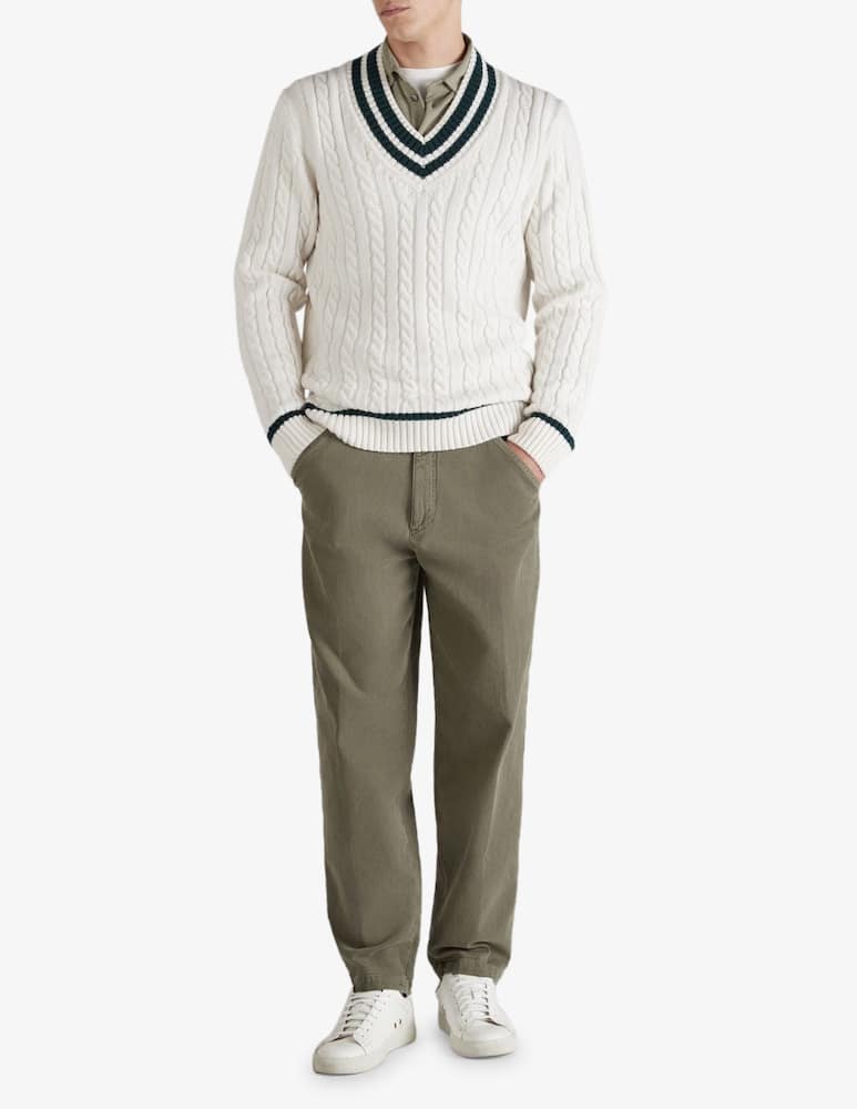 rinascente Slowear Maglione Geelong in lana con scollo a V Zanone