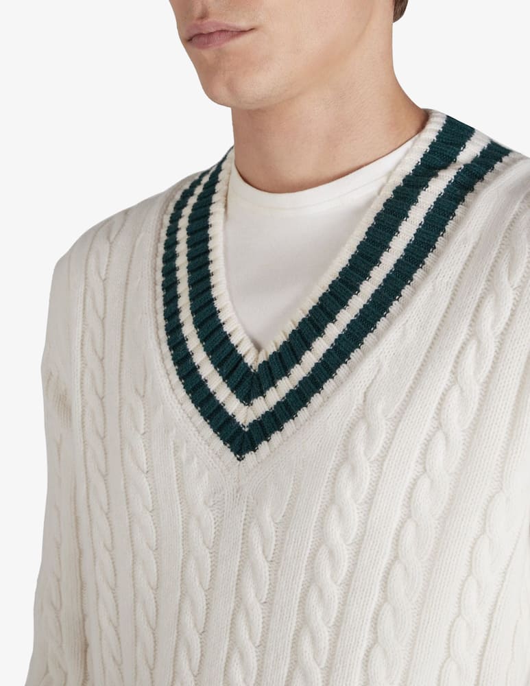 rinascente Slowear Maglione Geelong in lana con scollo a V Zanone