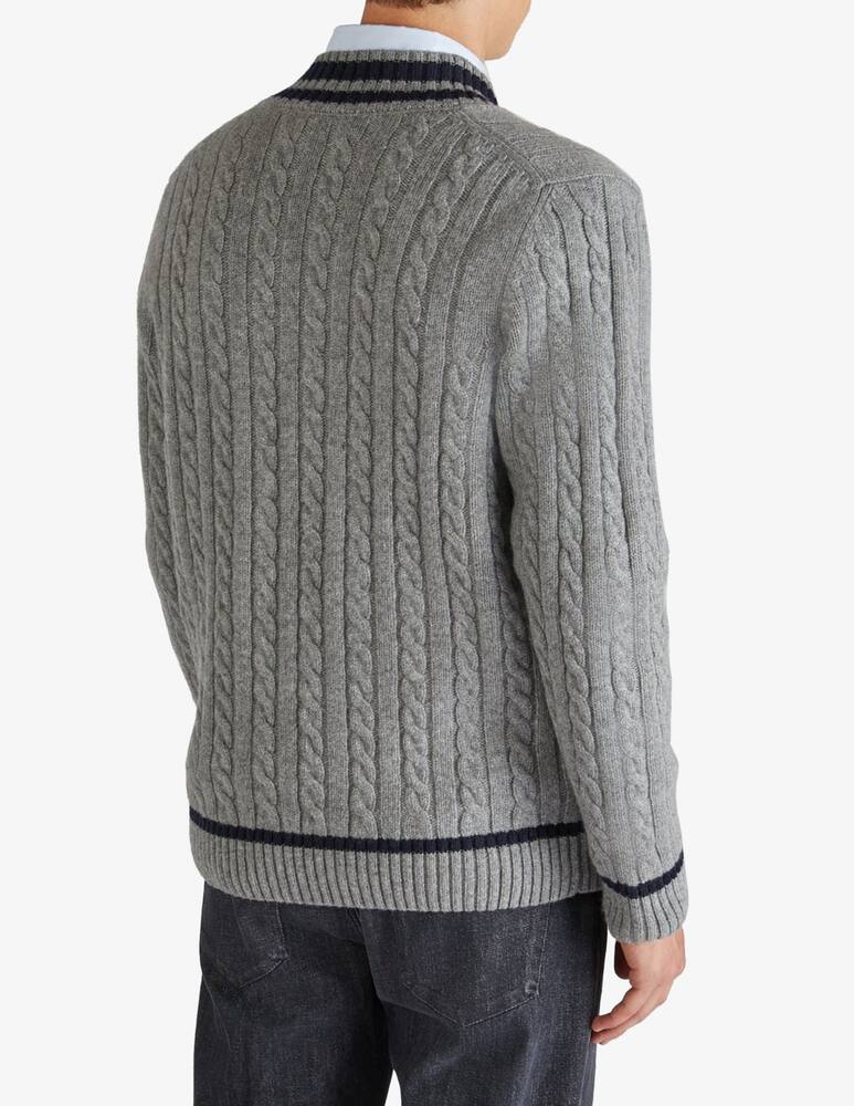 Slowear ZANONE - Geelong wool V-neck sweater - picture 3