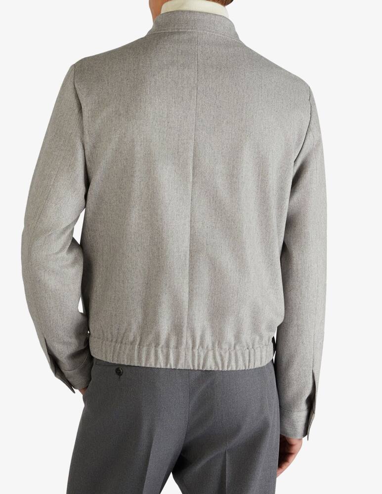 rinascente Slowear Giacca regular fit in flanella di lana e cashmere Incotex