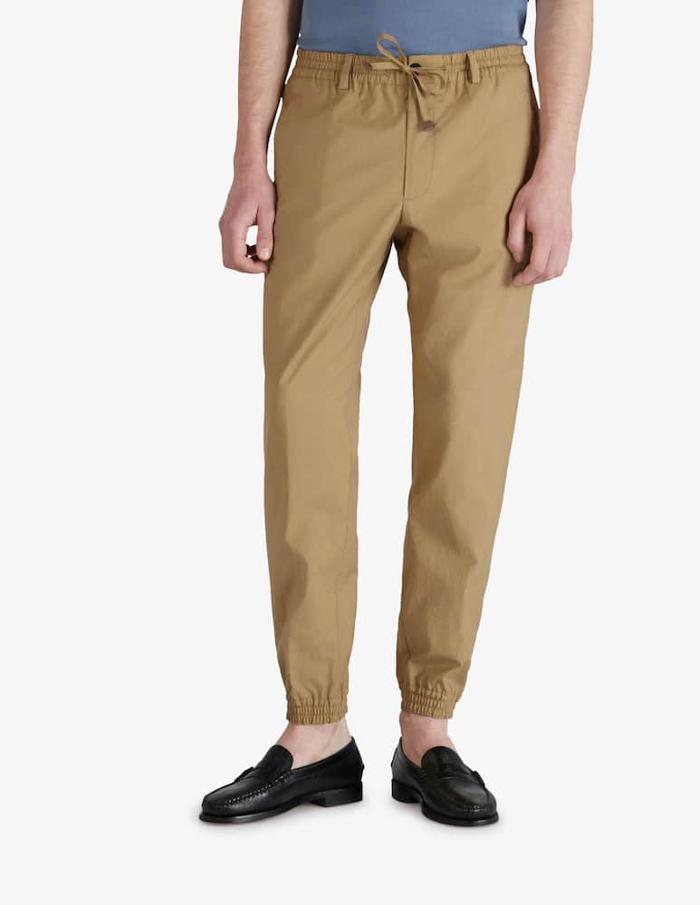 rinascente Slowear Tapered-fit cotton and technical fabric trousers Incotex