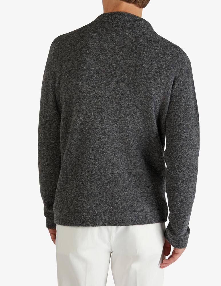 rinascente Slowear Overshirt Geelong in lana e lana bouclé Zanone