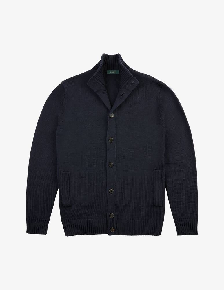 rinascente Slowear Cardigan bomber slim fit in lana merino Zanone