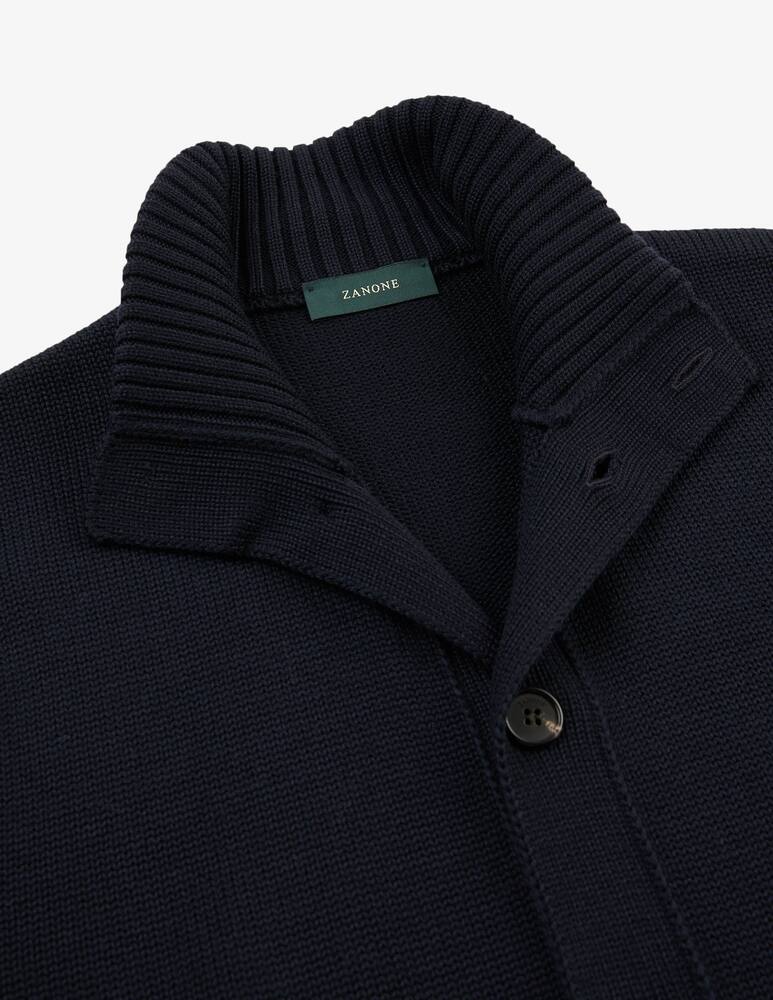 rinascente Slowear Cardigan bomber slim fit in lana merino Zanone