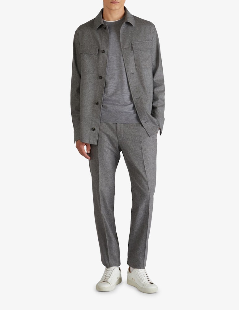 rinascente Slowear Overshirt in flanella di lana e cashmere Incotex