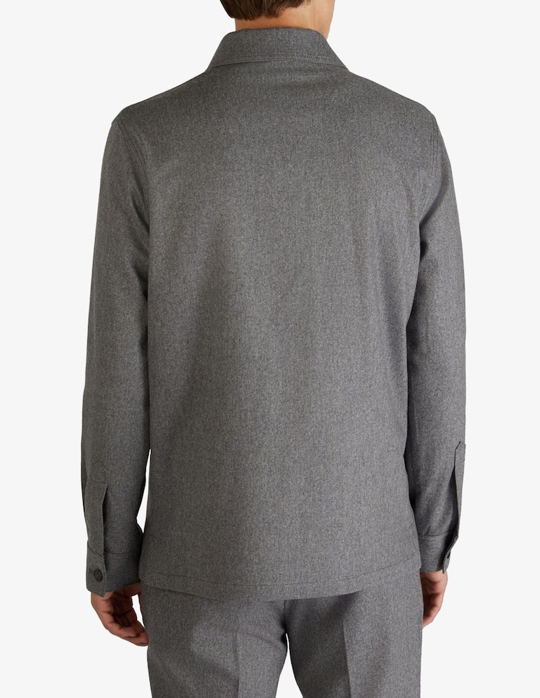 rinascente Slowear Overshirt in flanella di lana e cashmere Incotex